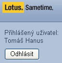 Přihlášení k Lotus Sametime pomocí AD